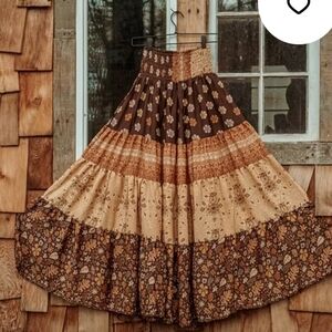 Gardenbelle Shop Cottage Tiered Skirt NWT